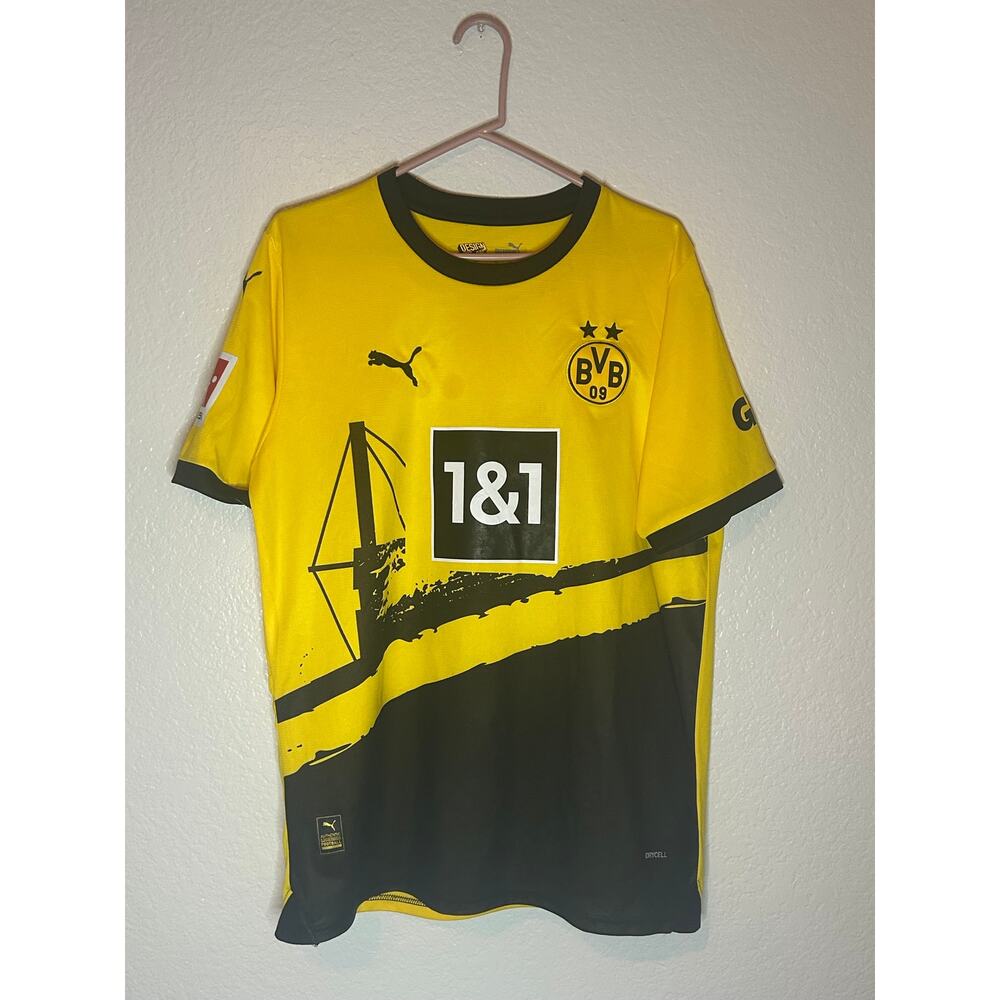 Borussia Dortmund Jersey 2023/2024 Authentic Home Shirt Puma Mens XL